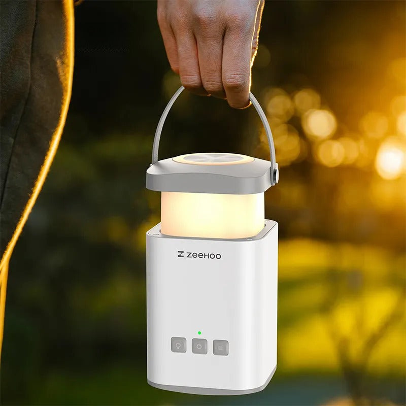 Creative Retractabel Atmosphere Lantern ,Multi-functional outdoor folding light, 8000mAh LED rechargeable camping lantern