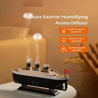 G-OUSSVE Ship Design Air Humidifier,Remote Control Timing Adjustable Double Mode Air Diffuser,Home Decor with Remote Control