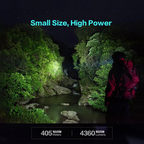 G-OUSSVE SK05 EDC Flat Flashlight with Power Bank, Super Bright LED Flashlight, Side Light, Spotlight, Floodlight for Hiking Outdoor