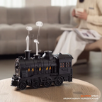 G-OUSSVE 300ML Mini Retro Train Aroma Diffuser with Remote Control & 2 Spray & Night Light Modes, Portable Aromatherapy Diffuser for Bedroom, Living Room,Office, Home Decor