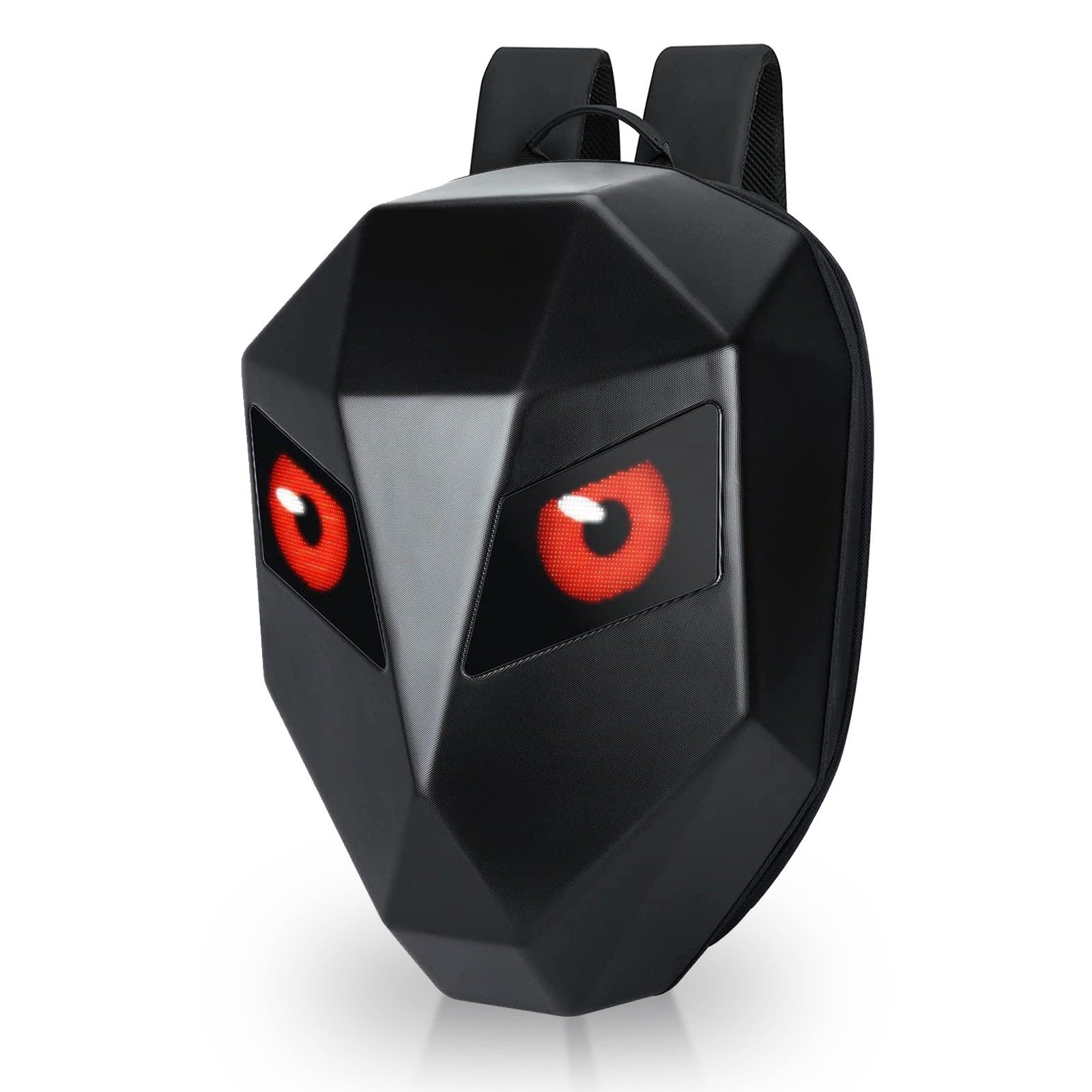 G-OUSSVE Iron Man Motorcycle Riding Backpack with LED Screen – Waterproof and Rainproof, Helmet Storage for Motorcyclists