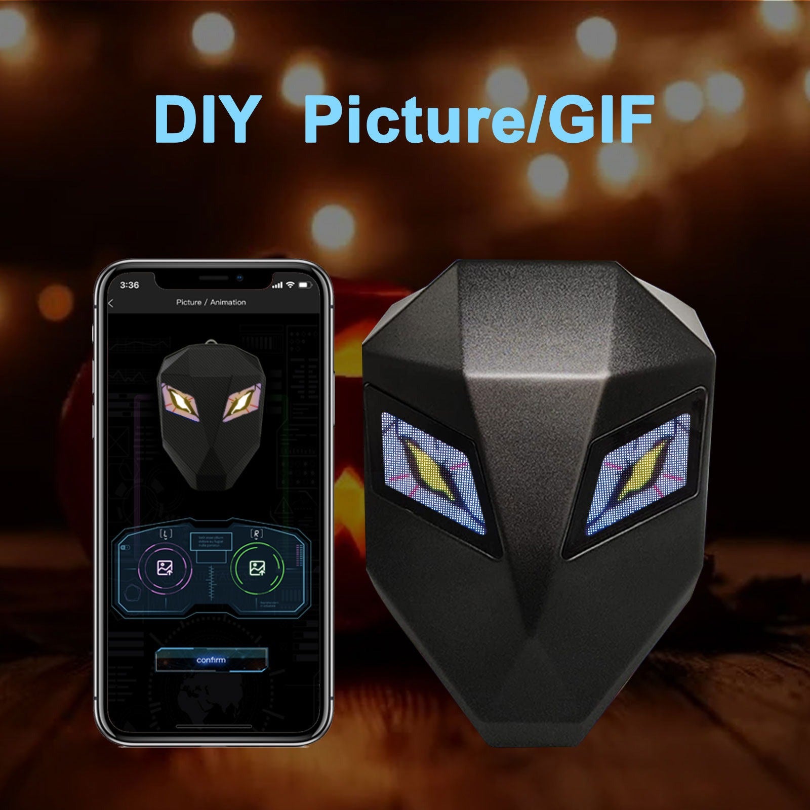 G-OUSSVE Iron Man Motorcycle Riding Backpack with LED Screen – Waterproof and Rainproof, Helmet Storage for Motorcyclists