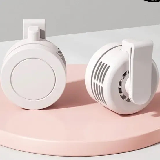 G-OUSSVE Mini Clip on Fan for Shirt & Waist, Portable Small Whirlwind Bladeless Fan, Small but Powerful, 3-Speed Silent Personal Mini Rechargeable Cooling Fans