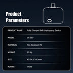 G-OUSSVE 140W Physical-Disconnect Battery Guard, Smart Auto Stop Charging Protector, Full Battery Auto Disconnect, Anti-Overcharge Protection for Safe Overnight Charging, Overcharge Protection for Phones, Laptops & Tablets