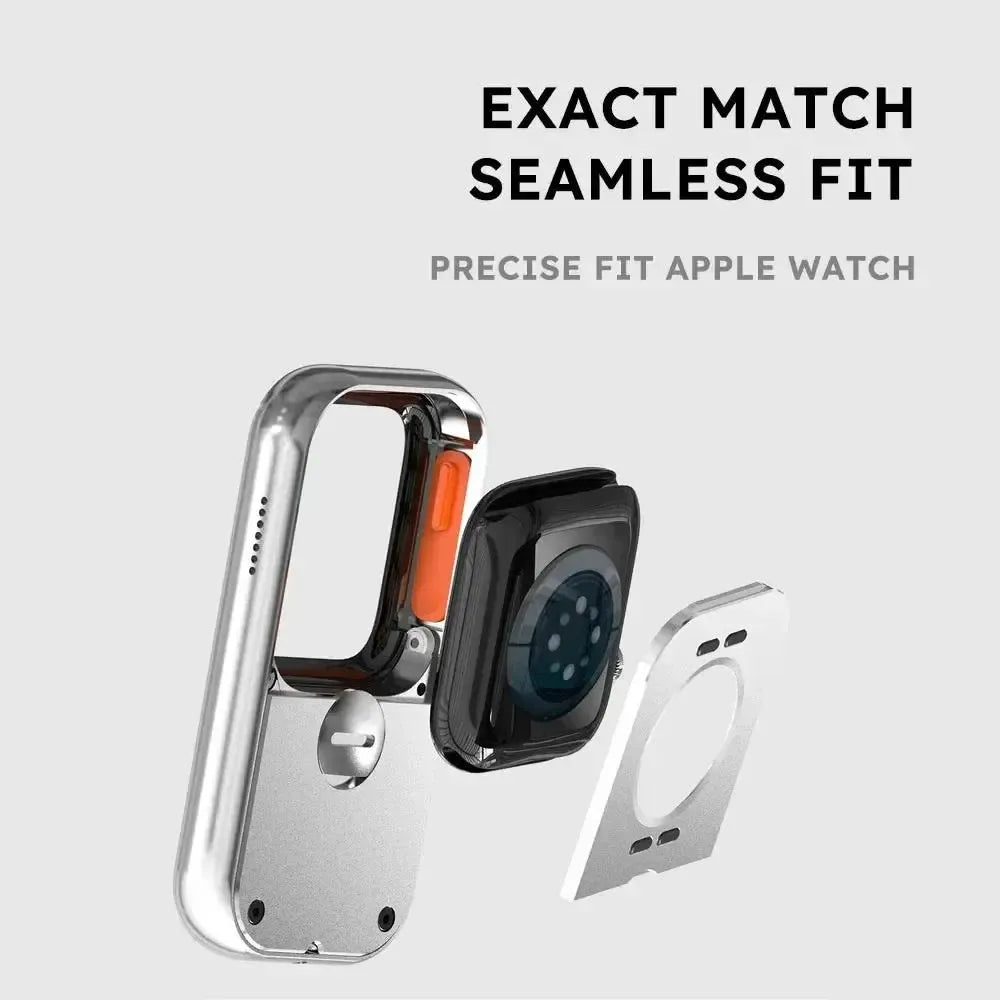 G-OUSSVE RePod Aluminum Alloy Protective Case for Watch Series The Classic iPod Reborn on Your Watch with Retro Scroll Wheel