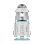 G-OUSSVE Rocket Desktop Fan Multifunctional Creative RGB Colorful Silent Fan Dual Drive Spray System Ornament Fan