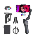 3-Axis AI  Mobile Phone Gimbal,estabilizado selfie profesional,gimbal stabilizer for smartphone, Face Tracking,phone stabilizer for video recording, for iPhone, Andriod, Vlogging for Youtube, TikTok, Twitter, Skype and Video Shooting Stabilizer