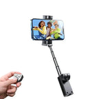 Universal Smartphone Camera Grip with Selfie Stick, Wireless Bluetooth-compatible Remote Control One-handed Quick Zoom & Mode Switching Compatible with Samsung Android Phone
