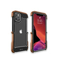 Protective Case with Metal Frame for Iphone14 Mobile Phone Case, Apple 15pro13promax Solid Wood Case, Plus Lens All-inclusive, Anti-fall and Heat Dissipation, 11 Advanced Sense Lens All-inclusive