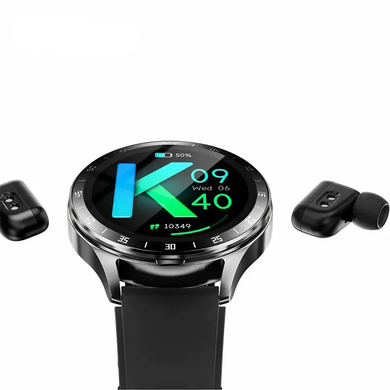2-in-1 Smartwatch with HD Bluetooth Calling, 1.39-inch High-Definition Screen, Waterproof, and Ultra-Thin