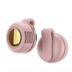 Portable Silent Mini Bladeless Electric Fan, Adjustable 3-Speed Suspended Collar & Waist Fans, Rechargeable Rotating Body Fan, Suitable For Outdoor & Travel & Office