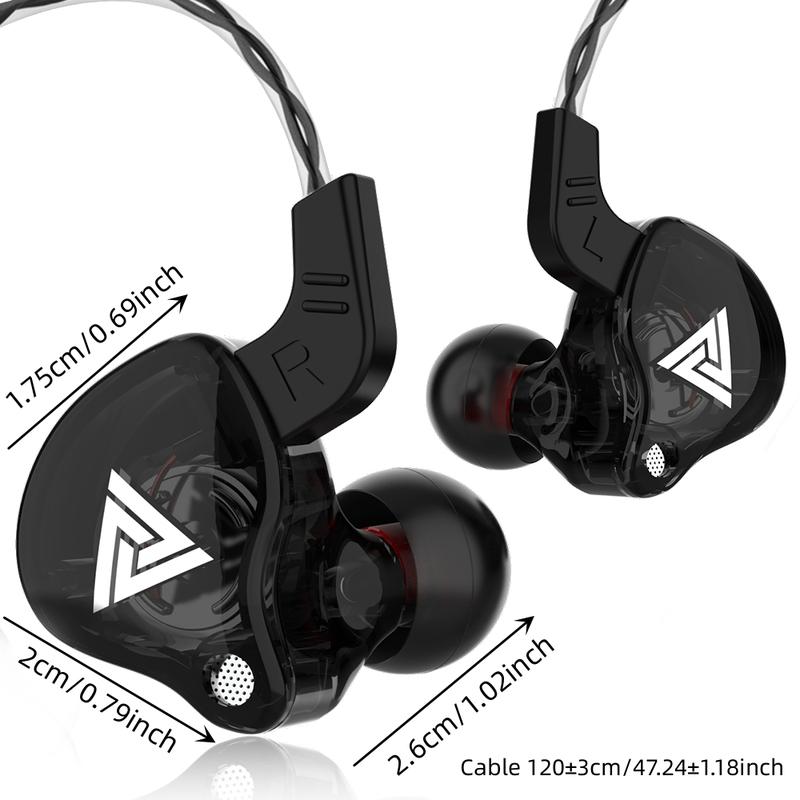 Portable Wired In-Ear Earphones with 8D HiFi Bass, Noise-Canceling Mic, Sweatproof for Gaming, PS/XBOX, Running & Gym, 3D Stereo Sound, Subwoofer Audio, In-Ear Monitor, High-Fidelity Wired Headphones