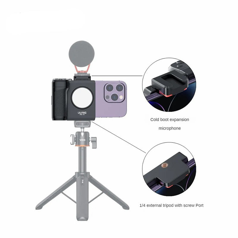 Phone Photography Portable Bluetooth Fill Light for Live Streaming and Phone Selfie
