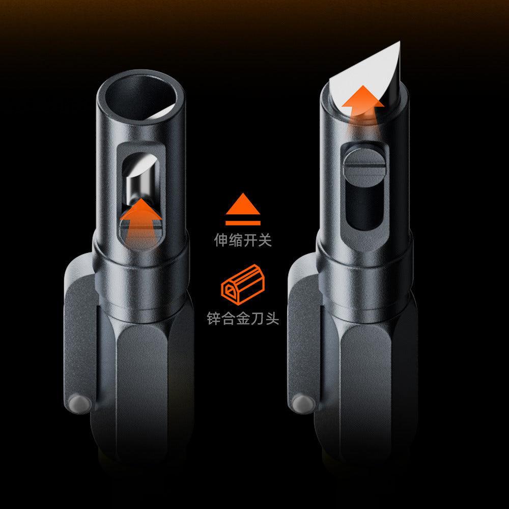G-OUSSVE Portable Type-C fast-charging cable (240W) for outdoor camping, featuring a four-in-one magnetic lighter and file with a short cable