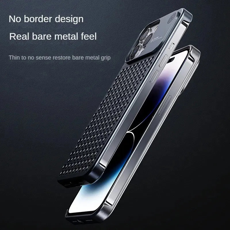 Aromatherapy Mobile Phone Case iphone  Aluminum Alloy Anti-drop Heat Dissipation
