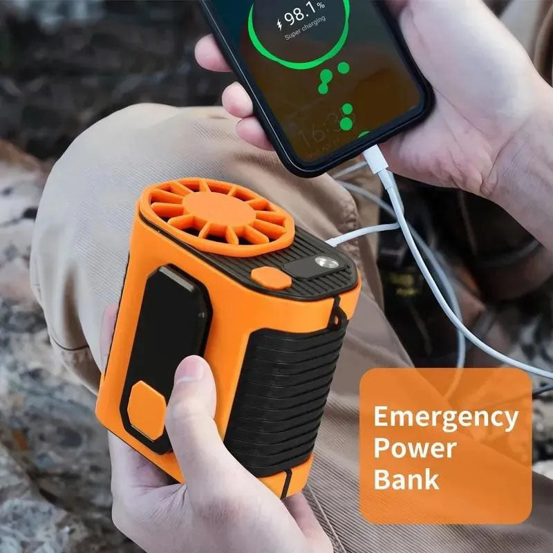 Portable Waist Fan, Personal Cool Clip Fan , window fan,clip on fan,personal fan,battery powered fan，clip on fan for bed, personal fans portable rechargeable，clip fan，household essentials，cooling vest for men，for Outdoor Jobsite Camping Travel