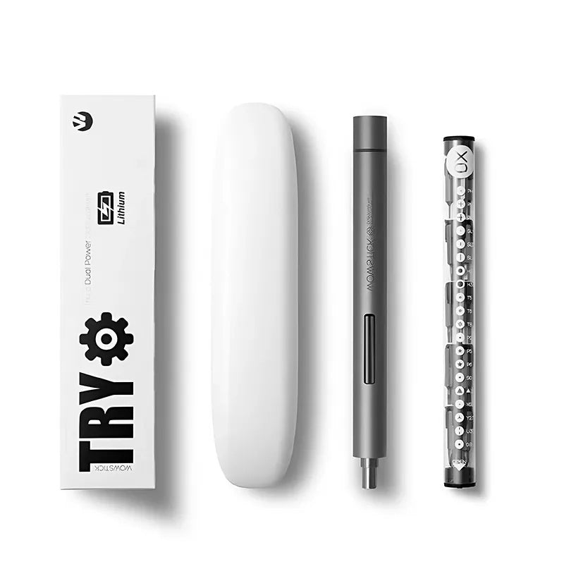 Electric Screwdriver with 3 LED Lights, Precision Repair Tools Kit with Type-C Charging, for Smartphones, Toys, Clock, Camera,Laptop