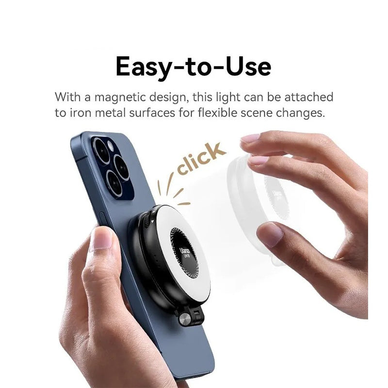 Magnetic Selfie Light LM19, LED Fill Light Compatible with Magsafe, LED Selfie Ring Light