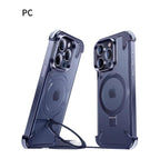 1 PCS Borderless Phone Protective Case, Metal Frame, Airbag, Anti Slip Bracket, Apple 14, Suitable for Apple 15 Promax