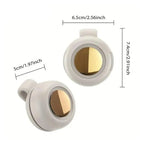 Portable Silent Mini Bladeless Electric Fan, Adjustable 3-Speed Suspended Collar & Waist Fans, Rechargeable Rotating Body Fan, Suitable For Outdoor & Travel & Office