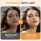 Circular handheld photography fill light,Rechargable handheld beatuty fill light,Expandablebracket,Selfie Tripod,Adjustable Extendable Foldable Phoneholder,photography and video recording,professional outdoor shooting,handheld lighting light