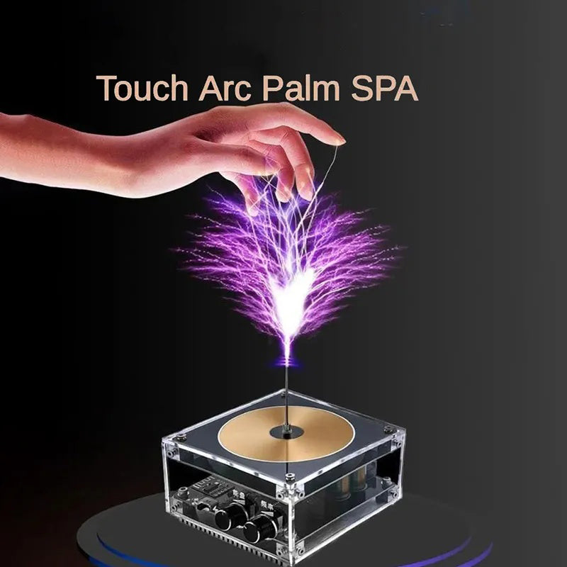 Tesla Lightning Speaker: Finished Arc Music Box Toy, High-Power Mini Bluetooth Speaker, Perfect Small Gift for Kids