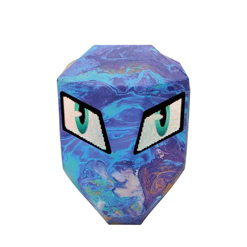 Iron Man Motorcycle Riding Backpack with LED Screen – Waterproof and Rainproof, Helmet Storage for Motorcyclists