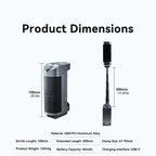 Universal Smartphone Camera Grip with Selfie Stick, Wireless Bluetooth-compatible Remote Control One-handed Quick Zoom & Mode Switching Compatible with Samsung Android Phone