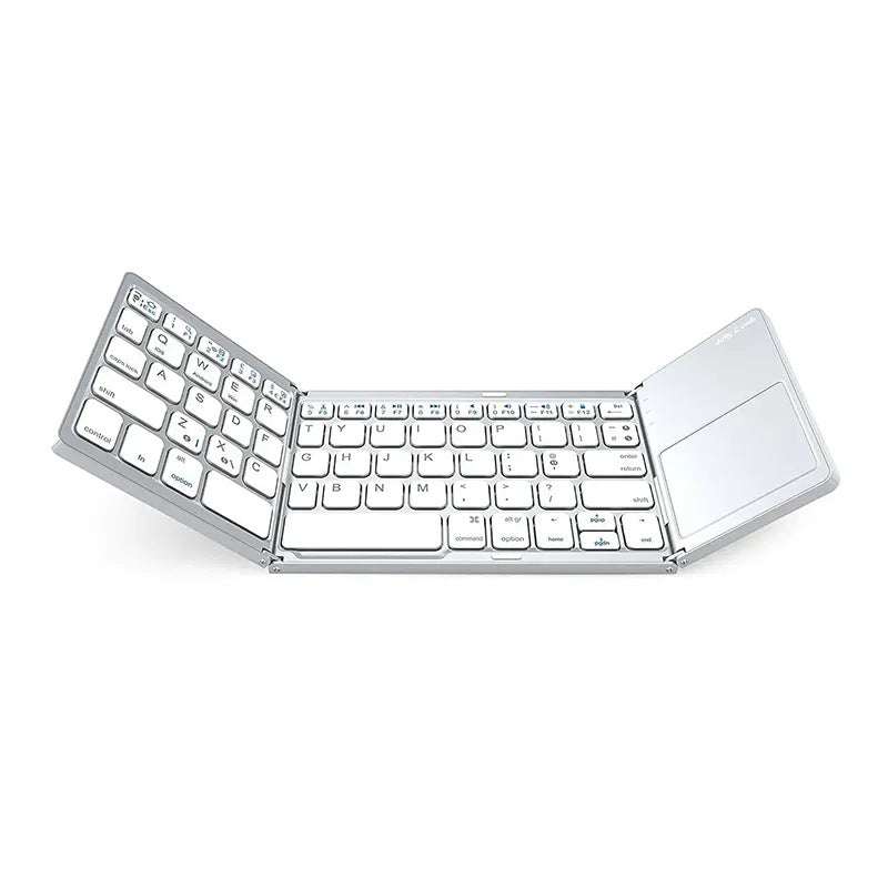 GIVBRO Ultra-thin Wireless Mini Bluetooth-compatible Keyboard, Foldable & Simple Design Tablet Keyboard for Household & Office