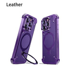 1 PCS Borderless Phone Protective Case, Metal Frame, Airbag, Anti Slip Bracket, Apple 14, Suitable for Apple 15 Promax