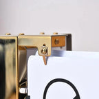 Mechanical page turning clock No pedestal design Creative automatic page turning clock Retro simple furniture