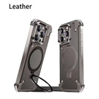 1 PCS Borderless Phone Protective Case, Metal Frame, Airbag, Anti Slip Bracket, Apple 14, Suitable for Apple 15 Promax