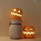 GIVBRO Pumpkin Night Light - Fun and Creative Gift, Ambiance Lamp. Rechargeable with Adjustable Brightness and Timer, Perfect LED Light for Halloween Decoration,Foldable Handheld Night Light Pumpkin Lantern for Halloween