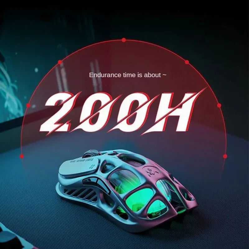 Magnesium Alloy Hollow Tri-Mode Mouse: The King of High-Performance Gaming Mice