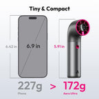 G-OUSSVE Portable Handheld Fan, Powerful Turbo Mini Fan, 19000 RPM High Speed Aero Ultra, 15H Max Cooling Time, 7 Speeds Aluminum Case, Pocket Rechargeable Personal Small Travel GIfts for Women, FathersDayGift