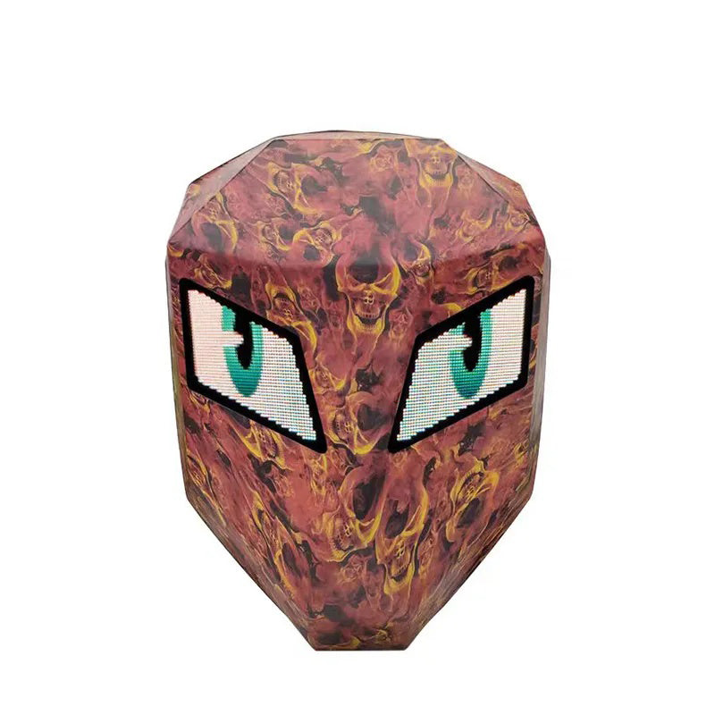 Iron Man Motorcycle Riding Backpack with LED Screen – Waterproof and Rainproof, Helmet Storage for Motorcyclists