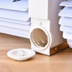 Mechanical page turning clock No pedestal design Creative automatic page turning clock Retro simple furniture