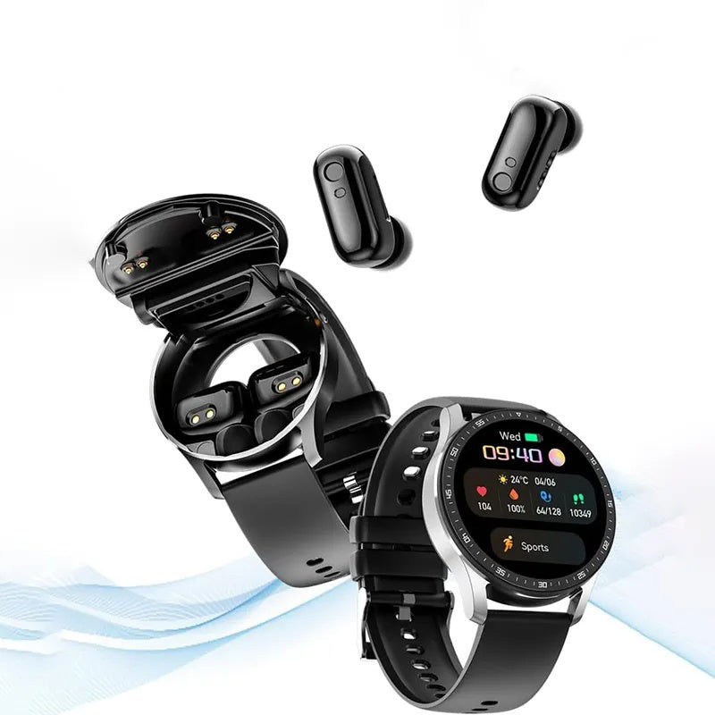 2-in-1 Smartwatch with HD Bluetooth Calling, 1.39-inch High-Definition Screen, Waterproof, and Ultra-Thin