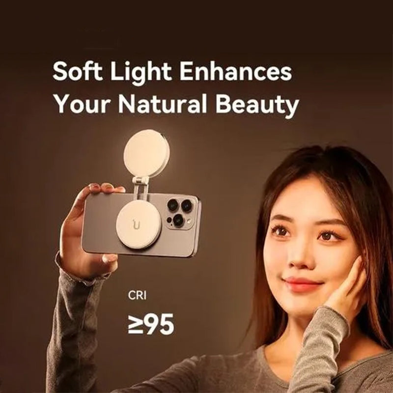 Magnetic Selfie Light LM19, LED Fill Light Compatible with Magsafe, LED Selfie Ring Light