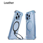 1 PCS Borderless Phone Protective Case, Metal Frame, Airbag, Anti Slip Bracket, Apple 14, Suitable for Apple 15 Promax