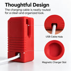 G-OUSSVE Retro Game Console Charging Stand for iwatch Series 3/4/5/6, Silicone Desktop Dock Holder