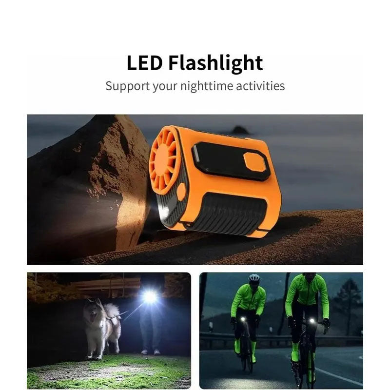 Portable Waist Fan, Personal Cool Clip Fan , window fan,clip on fan,personal fan,battery powered fan，clip on fan for bed, personal fans portable rechargeable，clip fan，household essentials，cooling vest for men，for Outdoor Jobsite Camping Travel