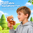 G-OUSSVE | Animals Cooling Clip-On Mini Fan for Cup & Bowl ,Hands Free Food Cooling Fan and Coffee Chiller ,Food Blower for Baby Hot Soup,  Tea and Noodles