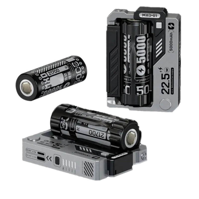 5000mAh Tactical Replaceable Battery Module Power Bank Charger – Compact and Portable