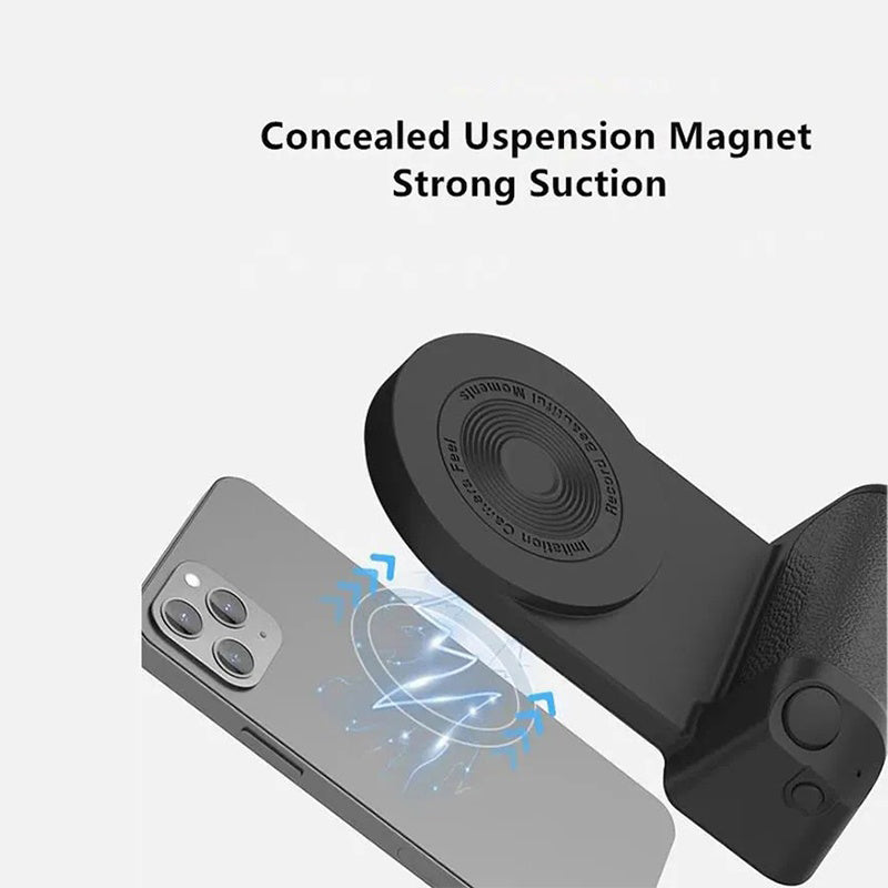 Magnetic Camera Handle, Photo Stand, Smart Bluetooth Mobile Phone Anti -shake Selfie, Desktop Wireless Charger, Compatible With Apple & Android