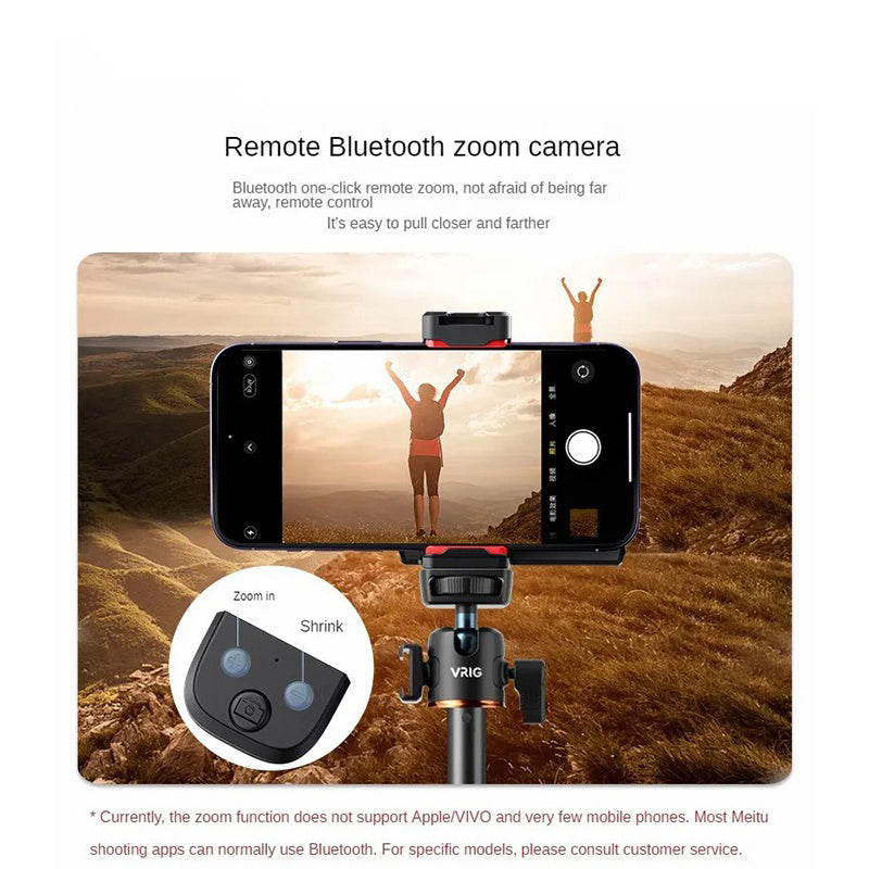 Phone Photography Portable Bluetooth Fill Light for Live Streaming and Phone Selfie