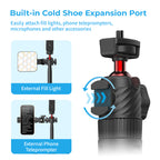 G-OUSSVE  Remote-Control Selfie Stick & Tripod for Pocket and Action Cameras, 66cm Extension Pole with Detachable Remote