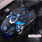 G-OUSSVE Wireless Mouse Charging Silent for Mechanical Revolution Queungshi/Aurora Pro/Unbounded 16 12th Gen Core I7 Gaming Laptop Silent Student Dormitory E-sports CF Chicken LOL