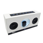 G-OUSSVE Ferrofluid Bluetooth Speaker with Deep Bass, LED Alarm Clock and Immersive Surround Sound