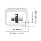 Circular handheld photography fill light,Rechargable handheld beatuty fill light,Expandablebracket,Selfie Tripod,Adjustable Extendable Foldable Phoneholder,photography and video recording,professional outdoor shooting,handheld lighting light